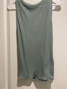 Abercrombie & Fitch Sage Ribbed Tank Top
